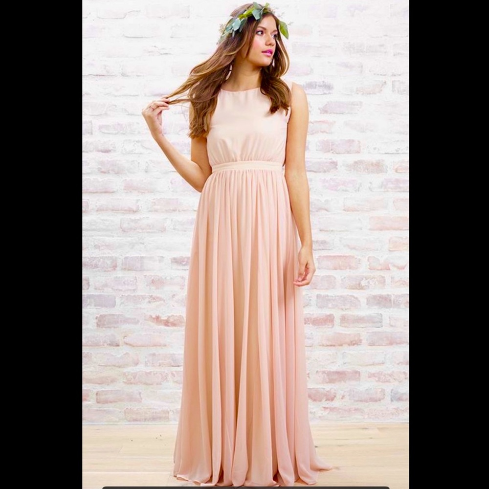 Paper Crown Bridesmaid Dress